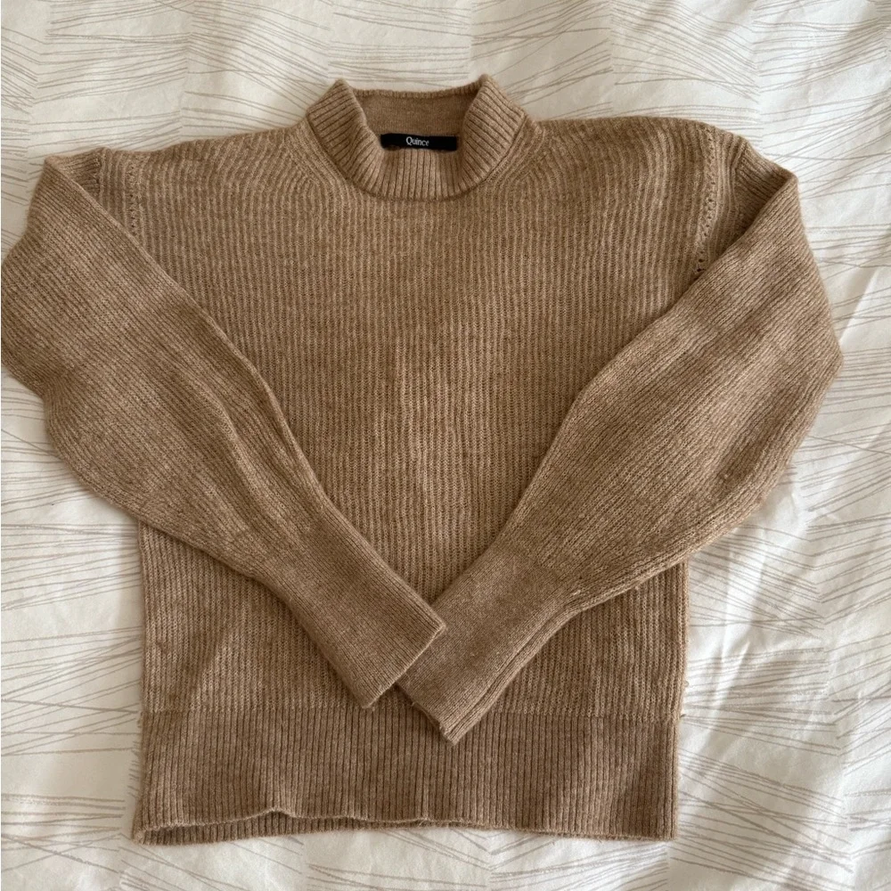 Quince women’s baby alpaca merino wool sweater - Picture 4 of 8
